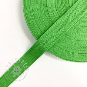 Baumwoll-Twill Band 25 mm lime