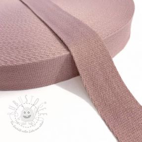 Gurtband Baumwolle 4 cm washed pink