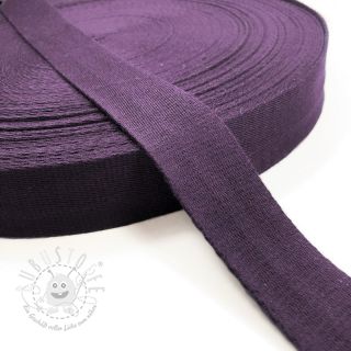 Gurtband Baumwolle 4 cm violet