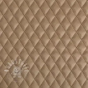 Kunstleder MATELASSE taupe