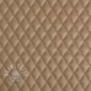 Kunstleder MATELASSE taupe