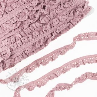 Baumwollspitze elastisch washed pink