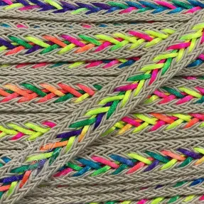 Twisted kordel NEON ecru