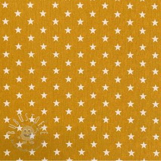 Baumwollstoff Petit stars ochre