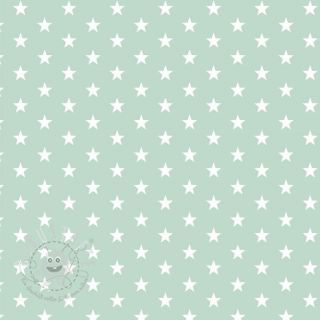 Baumwollstoff Petit stars mint