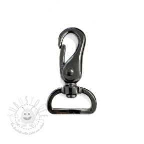 Metall Karabiner 25 mm anthracite