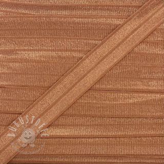 Elastisches Schrägband Polyamide 15 mm dark salmon