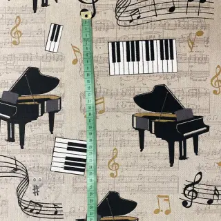 Dekostoff Linenlook Instrumental duet