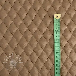 Kunstleder MATELASSE taupe