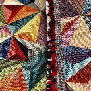 Dekostoff GOBELIN PREMIUM Colourful triangles