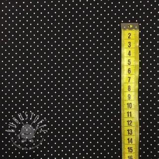 Baumwollstoff Petit dots black