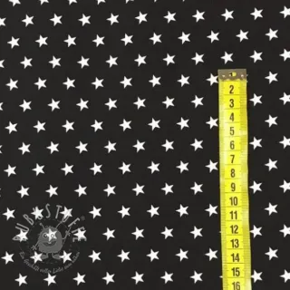 Baumwollstoff Petit stars white/grey