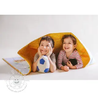 Baumwollstoff Petit stars yellow