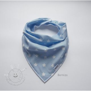 Baumwollstoff Petit stars light blue