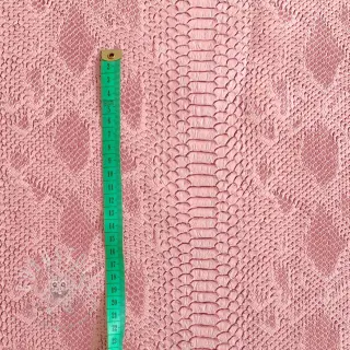 Kunstleder COBRA rose