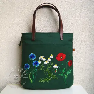 Leinenstoff gewaschen dark green