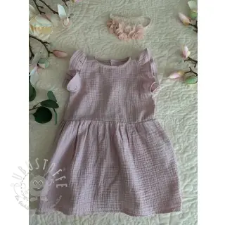 Double gauze/musselin old rose ORGANIC