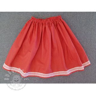 Baumwollstoff Petit dots red