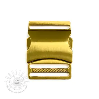 Metall-Steckschnalle 40 mm gold