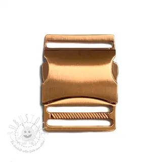 Metall-Steckschnalle 40 mm copper