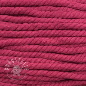 Baumwollkordel 12 mm fuchsia