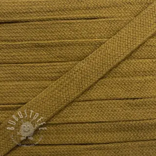 Flachkordel 13 mm golden brown