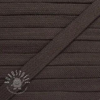 Flachkordel 13 mm mocha
