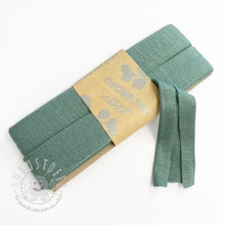 Elastisches Schrägband viskose - 3 m pine green