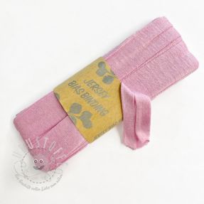 Elastisches Schrägband viskose - 3 m pink