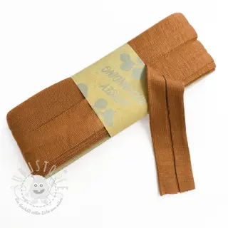 Elastisches Schrägband viskose - 3 m copper