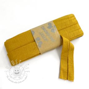 Elastisches Schrägband viskose - 3 m gold