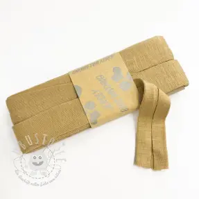 Elastisches Schrägband viskose - 3 m camel