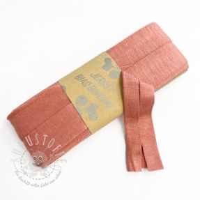 Elastisches Schrägband viskose - 3 m apricot