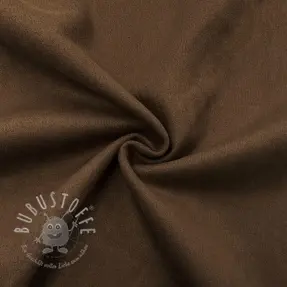 Suede stretch dark brown