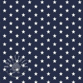 Baumwollstoff Petit stars navy