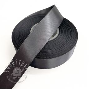Satinband beidseitig 25 mm dark grey
