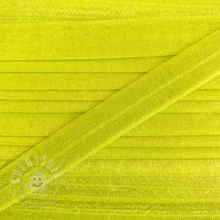 Elastisches Schrägband Polyamide 15 mm neon yellow