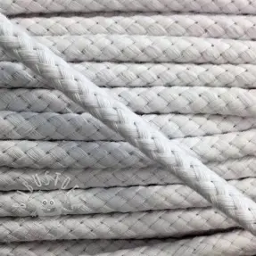 Polyesterkordel 8 mm white