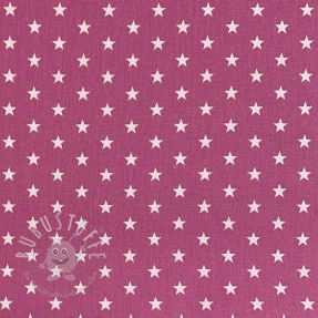 Baumwollstoff Petit stars mauve