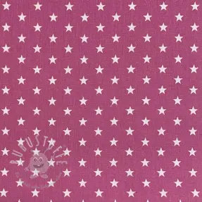 Baumwollstoff Petit stars mauve