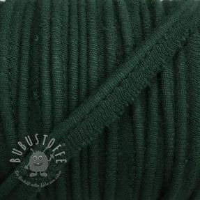 Paspelband jersey dark green