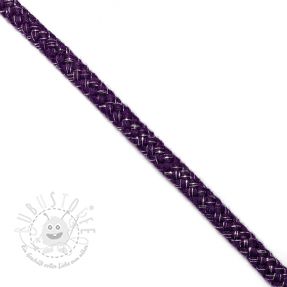 Lurexkordel 10 mm purple