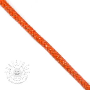 Lurexkordel 10 mm orange