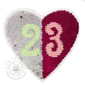 Pailletten reversibel Heart 23