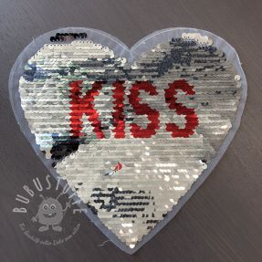 Pailletten reversibel Heart kiss