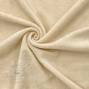 Frottee elastisch beige