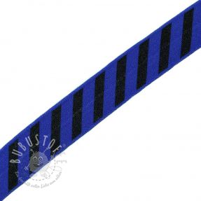 Elastisches Schrägband Polyamid STRIPE 20 mm cobalt