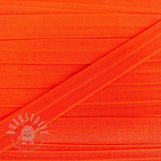 Elastisches Schrägband Polyamide 15 mm neon orange