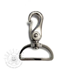 Metall Karabiner 40 mm silver