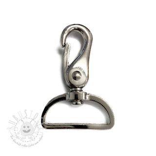 Metall Karabiner 40 mm silver